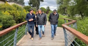 Figueroa visitó importantes obras que se realizan en San Martín de los Andes