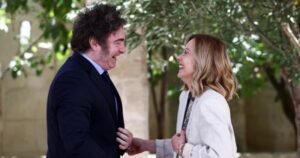 Milei se reúne con Giorgia Meloni en la Casa Rosada para fortalecer la relación bilateral