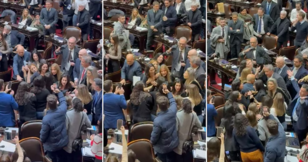 Cruces e insultos en el Congreso: la sesión de Diputados del miércoles terminó en caos Cruces e insultos en el Congreso: la sesión de Diputados del miércoles terminó en caos