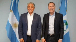 Neuquinidad y construcción conjunta: el gobernador Rolando Figueroa recibió al ministro Diego Santilli este sábado