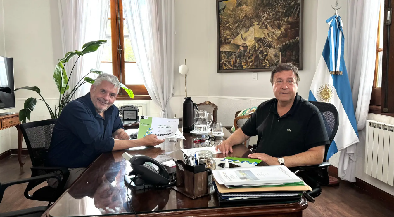 Weretilneck y la Municipalidad avanzan en obras clave para Villa Regina Weretilneck y la Municipalidad avanzan en obras clave para Villa Regina