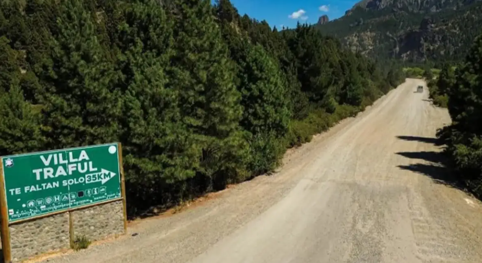 Pavimentan la Ruta 65 para mejorar el acceso a Villa Traful Pavimentan la Ruta 65 para mejorar el acceso a Villa Traful