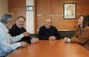 El vicegobernador Pedro Pesatti fortaleció vínculos con el espacio político de Axel Kicillof