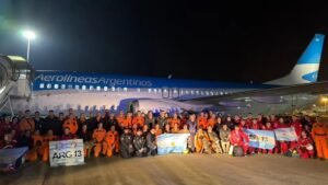 Aerolíneas Argentinas envió brigadistas y 25 toneladas de ayuda humanitaria a Venezuela