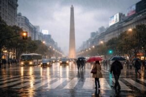Tormentas fuertes en Buenos Aires : qué dice el pronóstico para este viernes 