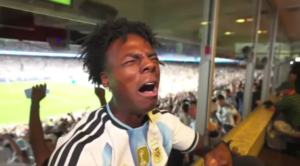 Ni con la camiseta argentina: IShowSpeed volvió a irse frustrado tras el triunfo de la Selección