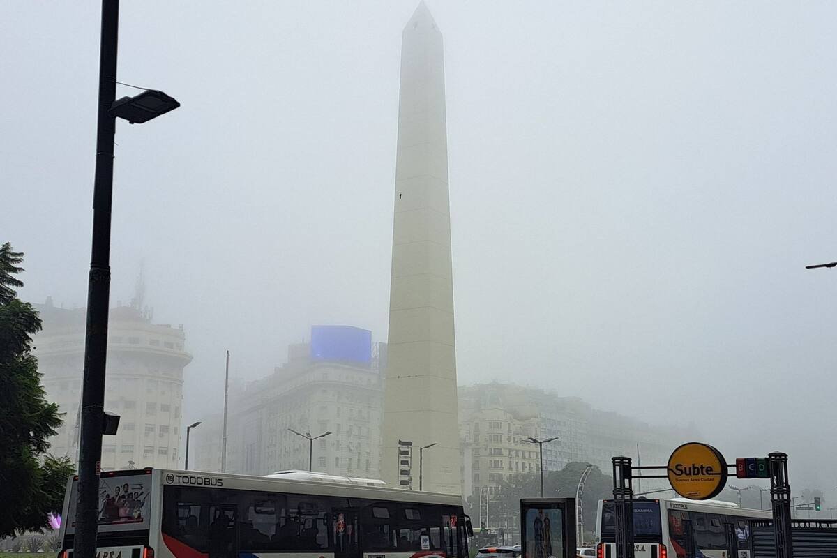 Jornada con niebla y máxima de 16 grados: así estará el clima este sábado en Buenos Aires Jornada con niebla y máxima de 16 grados: así estará el clima este sábado en Buenos Aires