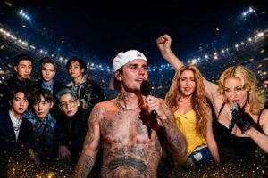 Justin Bieber se suma al show del entretiempo de la final del Mundial 2026 junto a Madonna, Shakira y BTS