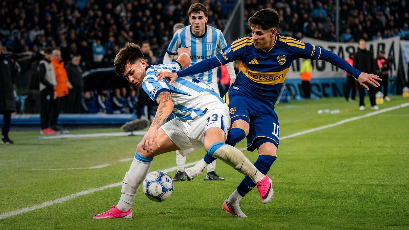 Boca y Racing igualaron 1-1 en Avellaneda y quedaron en la zona baja del Clausura