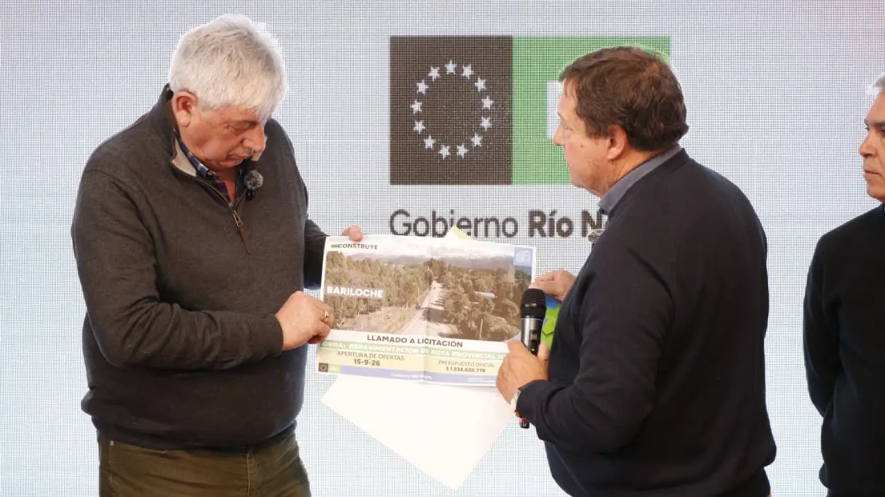 Anuncian una obra clave para recuperar la Ruta 82 de Bariloche Anuncian una obra clave para recuperar la Ruta 82 de Bariloche