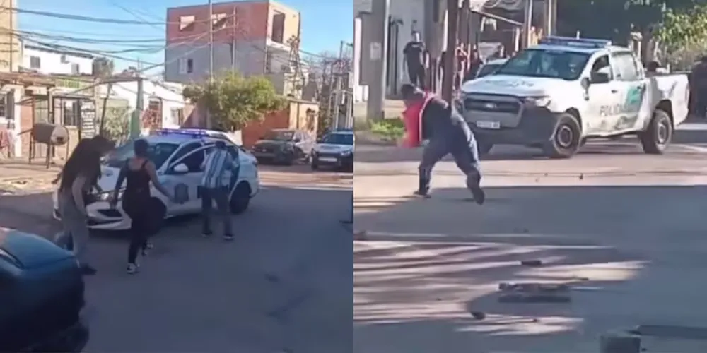 Violencia en Avellaneda: policías fueron agredidos por vecinos cuando intentaban remolcar un auto mal estacionado