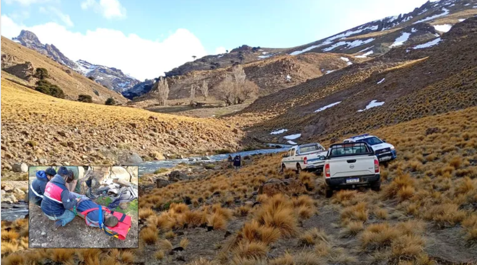 La historia detrás del rescate extremo de dos hermanos en la cordillera neuquina La historia detrás del rescate extremo de dos hermanos en la cordillera neuquina