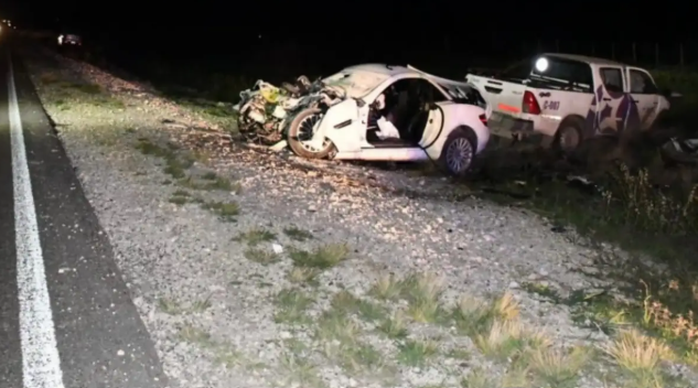 Ruta 22: identificaron a las dos personas que murieron tras el choque frontal cerca de Río Colorado