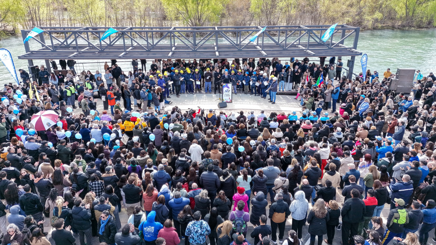 En el aniversario de Neuquén, Gaido y Figueroa inauguraron una nueva ampliación del Paseo Costero En el aniversario de Neuquén, Gaido y Figueroa inauguraron una nueva ampliación del Paseo Costero