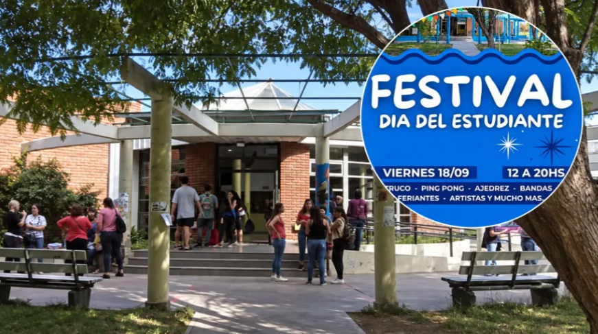 Día del Estudiante en Roca: la UNCo prepara un festival con música, juegos y más de 40 emprendedores Día del Estudiante en Roca: la UNCo prepara un festival con música, juegos y más de 40 emprendedores