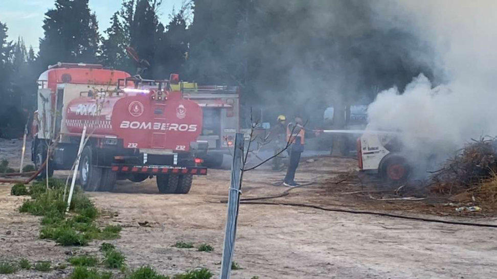 Incendio en Parque Norte: una gran columna de humo alertó a Neuquén y sospechan que fue intencional