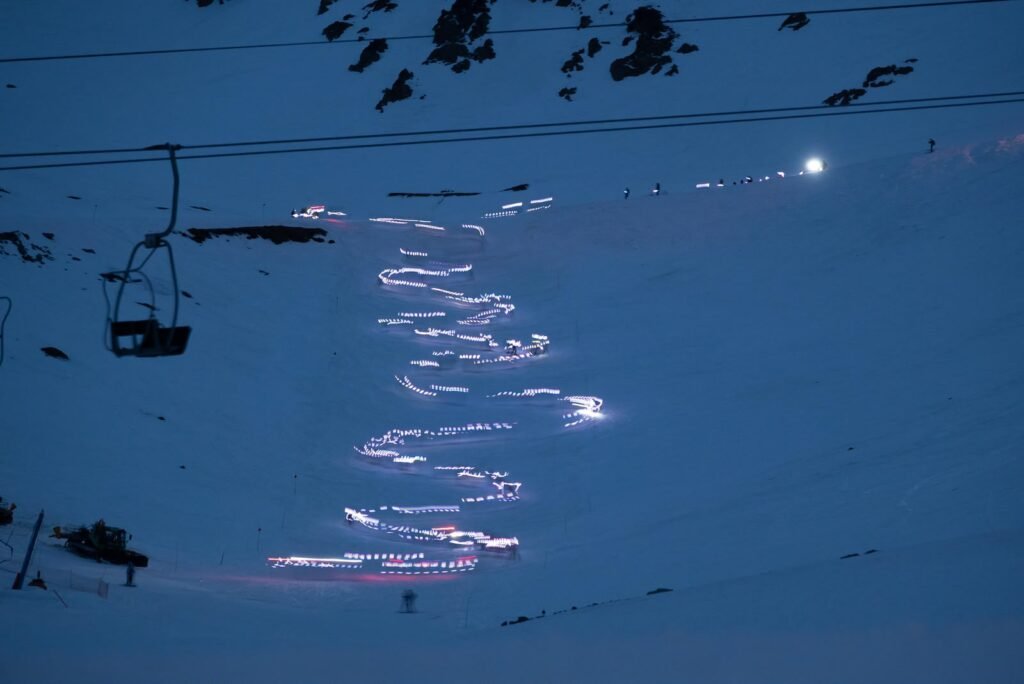 Chubut: La Hoya vivió una noche especial con otra edición de la Bajada de Luces