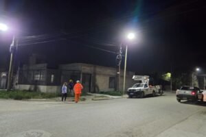 Roca continúa con el plan de modernización y mejoramiento del alumbrado público