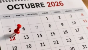 Feriados de octubre 2026: cuándo es el próximo fin de semana largo
