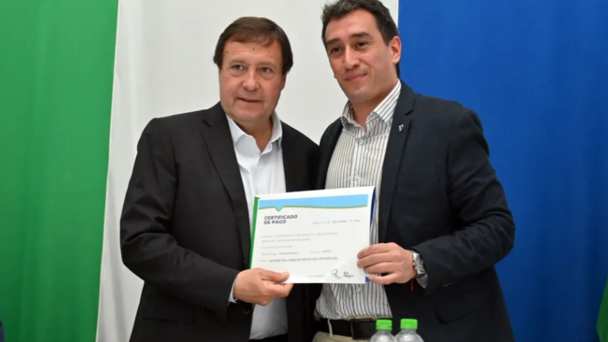 Weretilneck destacó las obras en Viedma y anunció 4.500 nuevas hectáreas productivas para el Valle Inferior