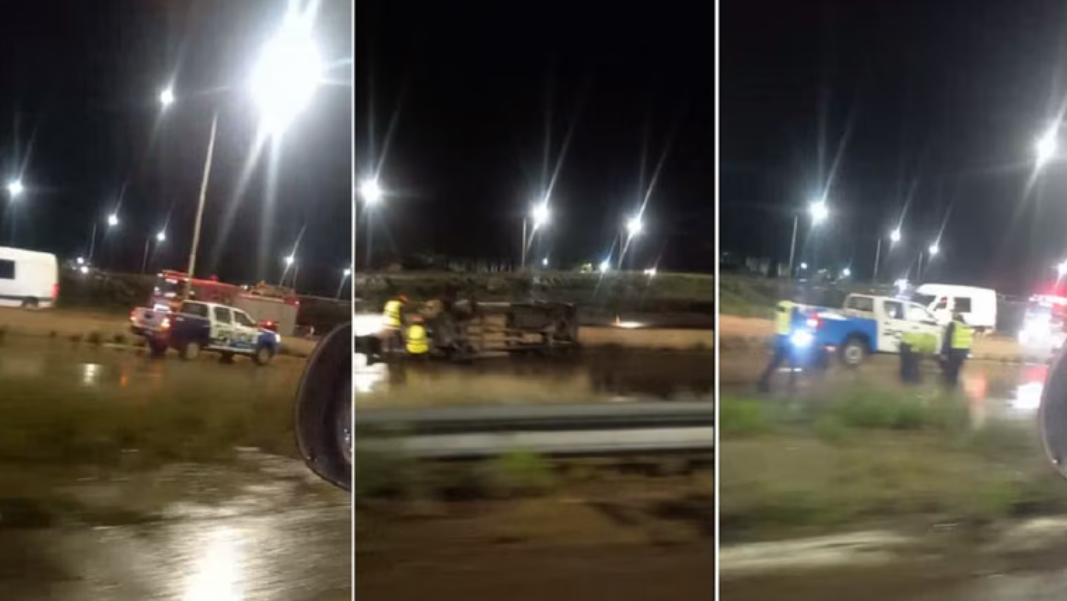 Choques y vuelcos en medio de la lluvia: un hombre fue hospitalizado en Plottier Choques y vuelcos en medio de la lluvia: un hombre fue hospitalizado en Plottier