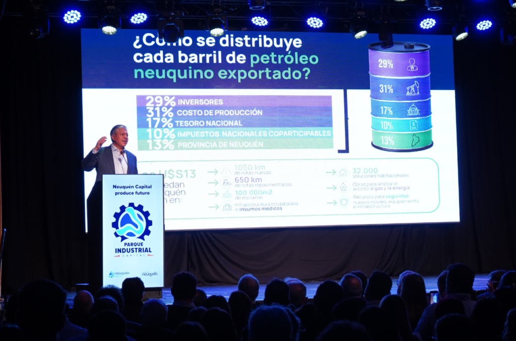 Figueroa advirtió por el déficit de infraestructura de Neuquén y cuestionó el reparto de los ingresos petroleros