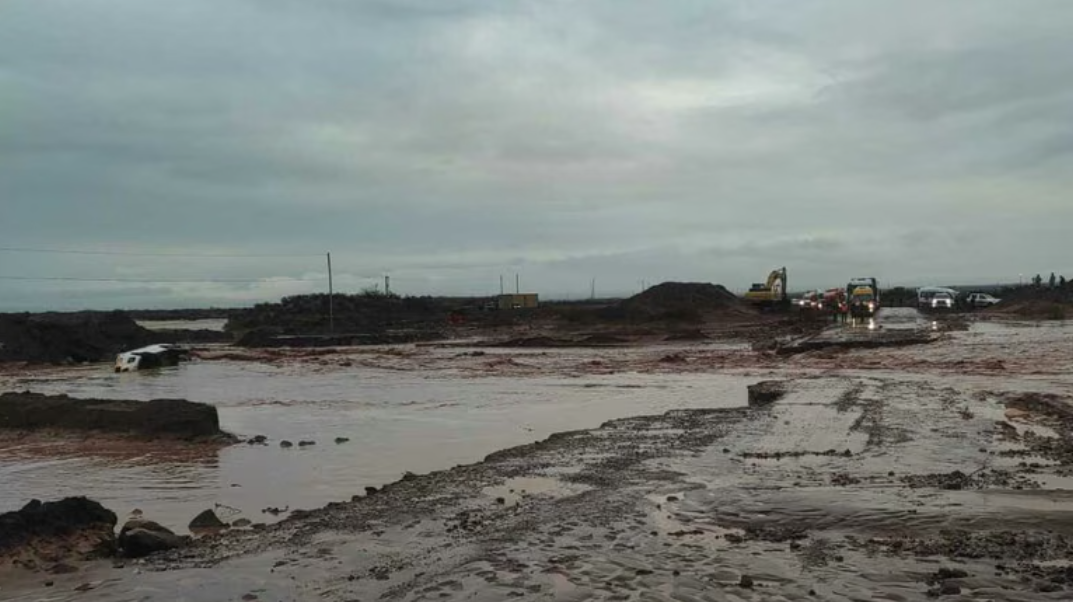 Temporal en Rincón de los Sauces: más de 50 asistencias, calles dañadas y una ruta intransitable Temporal en Rincón de los Sauces: más de 50 asistencias, calles dañadas y una ruta intransitable